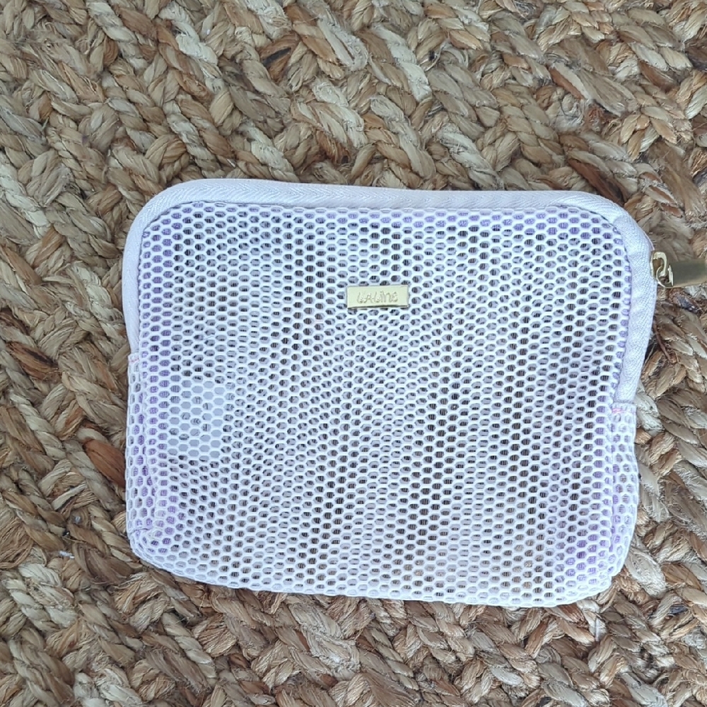 Laline Light Purple Mesh Make Up Pouch